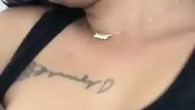 Shy Tattooed SL boobs video online