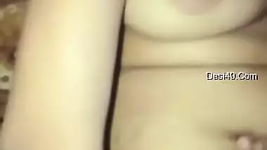 Today Exclusive- Sexy Desi Gf Nude Video Record By Lover