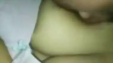 Young Bangladeshi Boy Sucking Old Bangladeshi Prostitute Aunty Boobs and Kissing Her