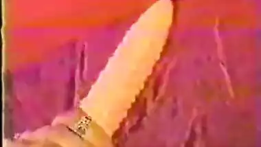 Freaky vintage clip of BRITISH INDIAN masturbation with mars