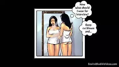 Hindi porn comics of Desi girlfriend who fantasizes about XXX fucking