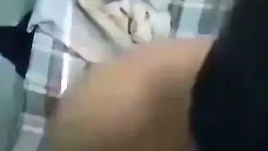 Sexy girl’s blowjob MMS of sucking a dick and drinking cum