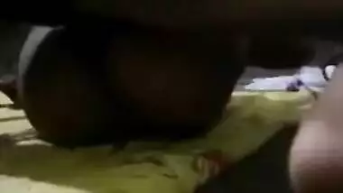 Indian chick lies on bed with legs wide open but man has XXX sex with her