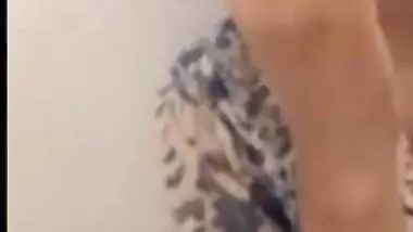 Cute girl showing boob