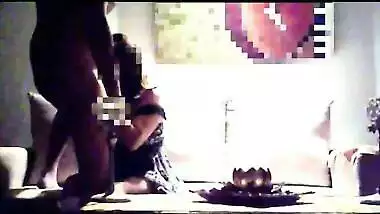 Indian Cheating wife Blowjobs gets Pussy Eaten, And gets Bottom Spanked while Riding me Part -1(Check out her Thongs)