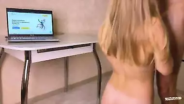 I offered him to fuck my pussy and mouth in return for opening a deposit