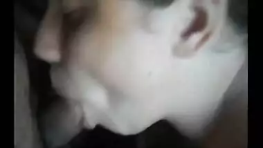 Desi masala sex clip of Indian aunty swallowing cum after blowjob